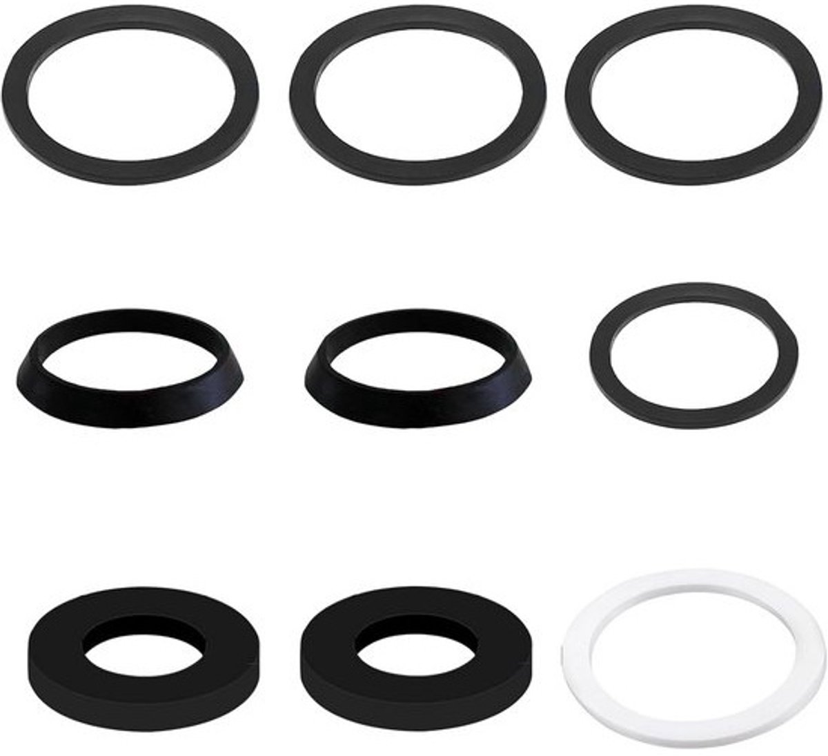 Universele Afvoer Sifon Dichtingen Set 1 1/2 Inch 40mm - Complete Afsluitringen voor Keuken en Wastafel