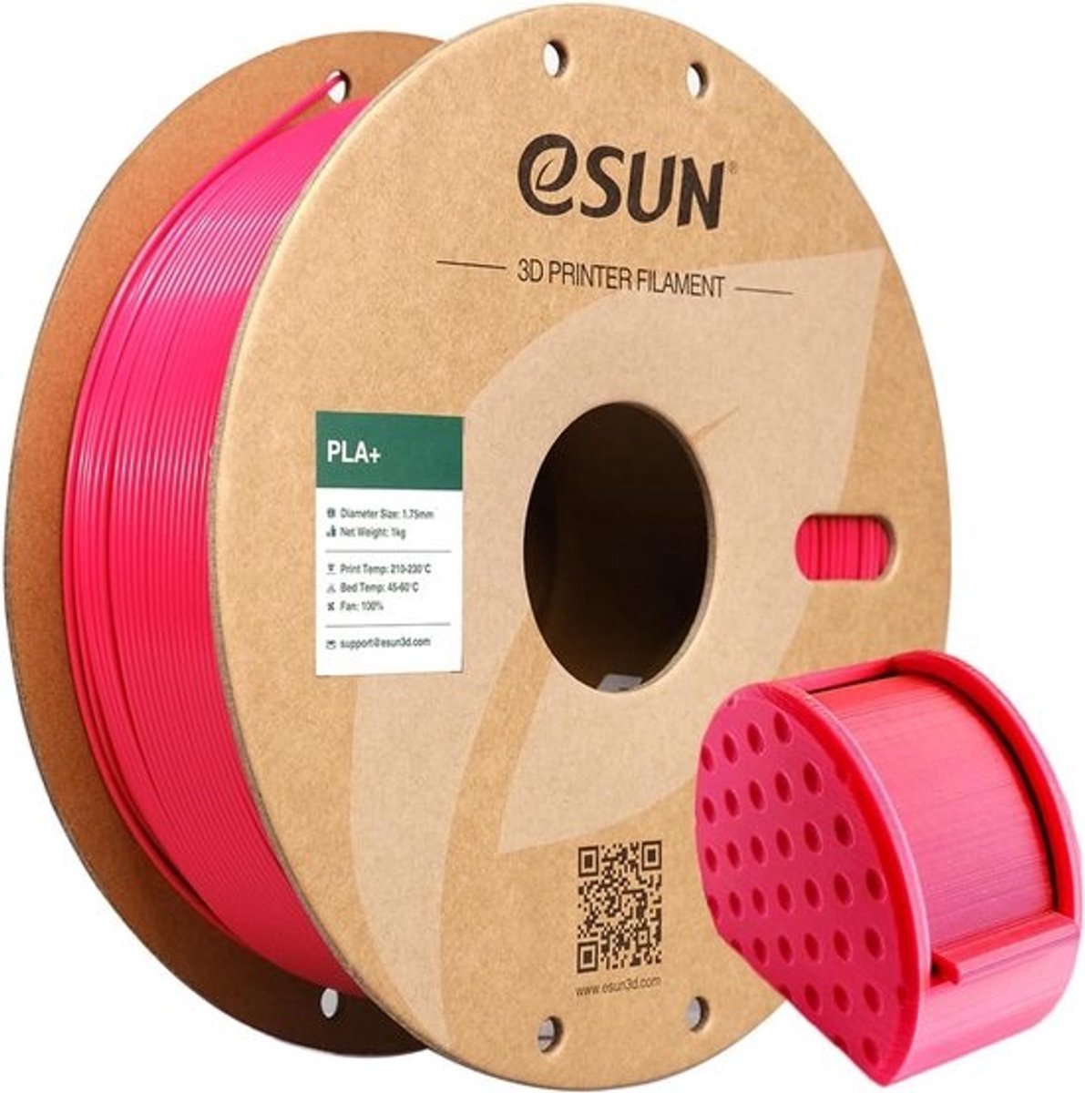 PLA+ 3D Printer Filament 1.75mm Magenta - Hoge Precisie 1KG Spoel voor FDM Printers