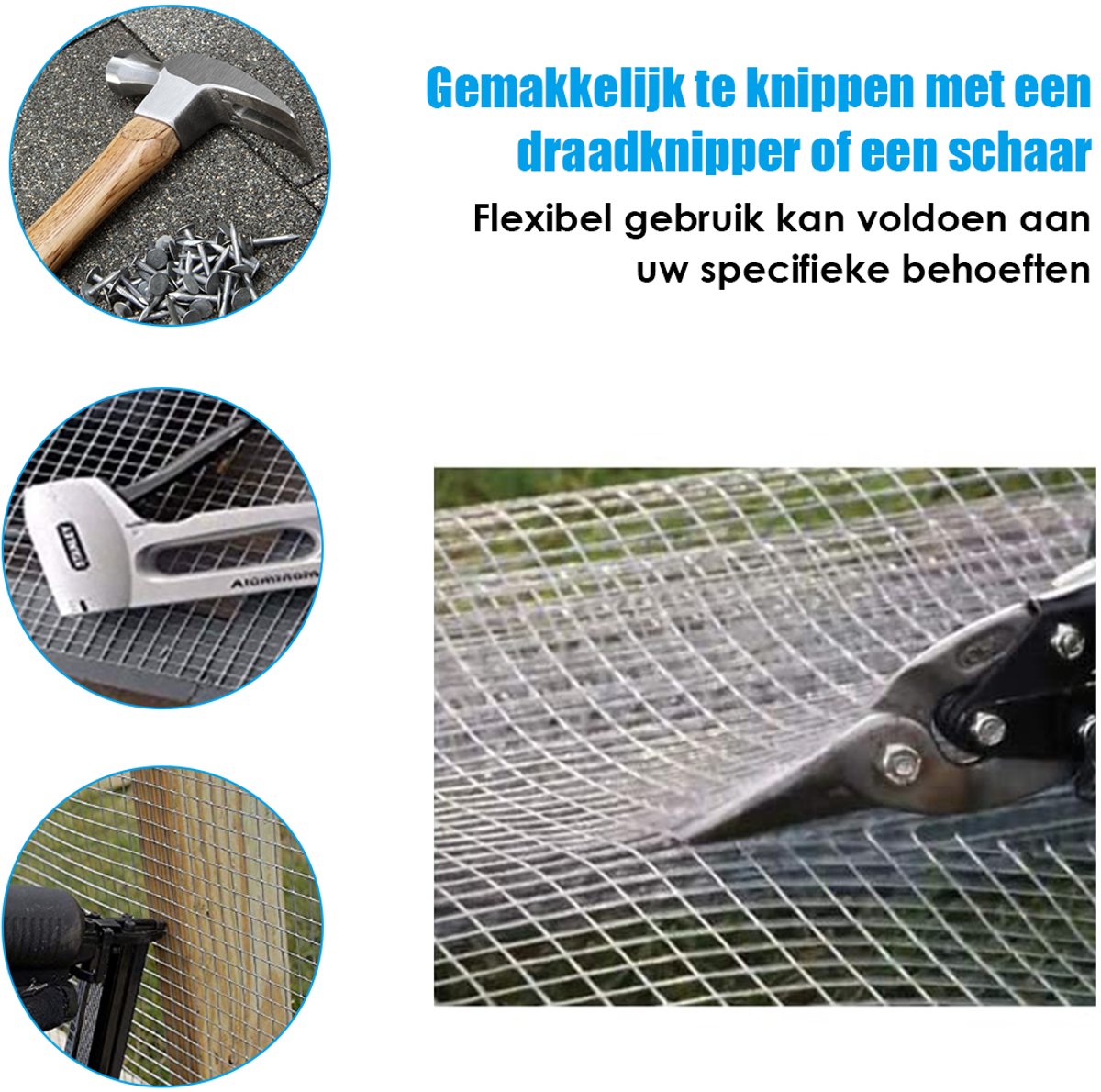 SureDeal® - Overige dier - Rol Aluminium Horgaas - Tuin - 15x1 cm - Zilver