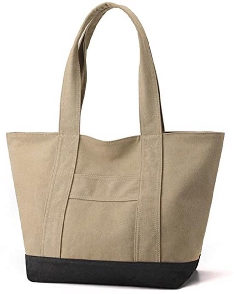 Canvas Tote Bag Dames A4 Zakken Grote Capaciteit Handtas met Rits Schouder Hobo Tas voor Winkelen Reizen Werk