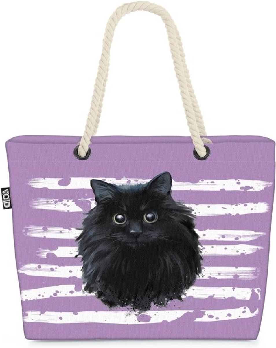 Strandtas XXL - Shopper Tas - Strand Dagen - Made in Germany - 60 x 38 x 16 cm - Paars