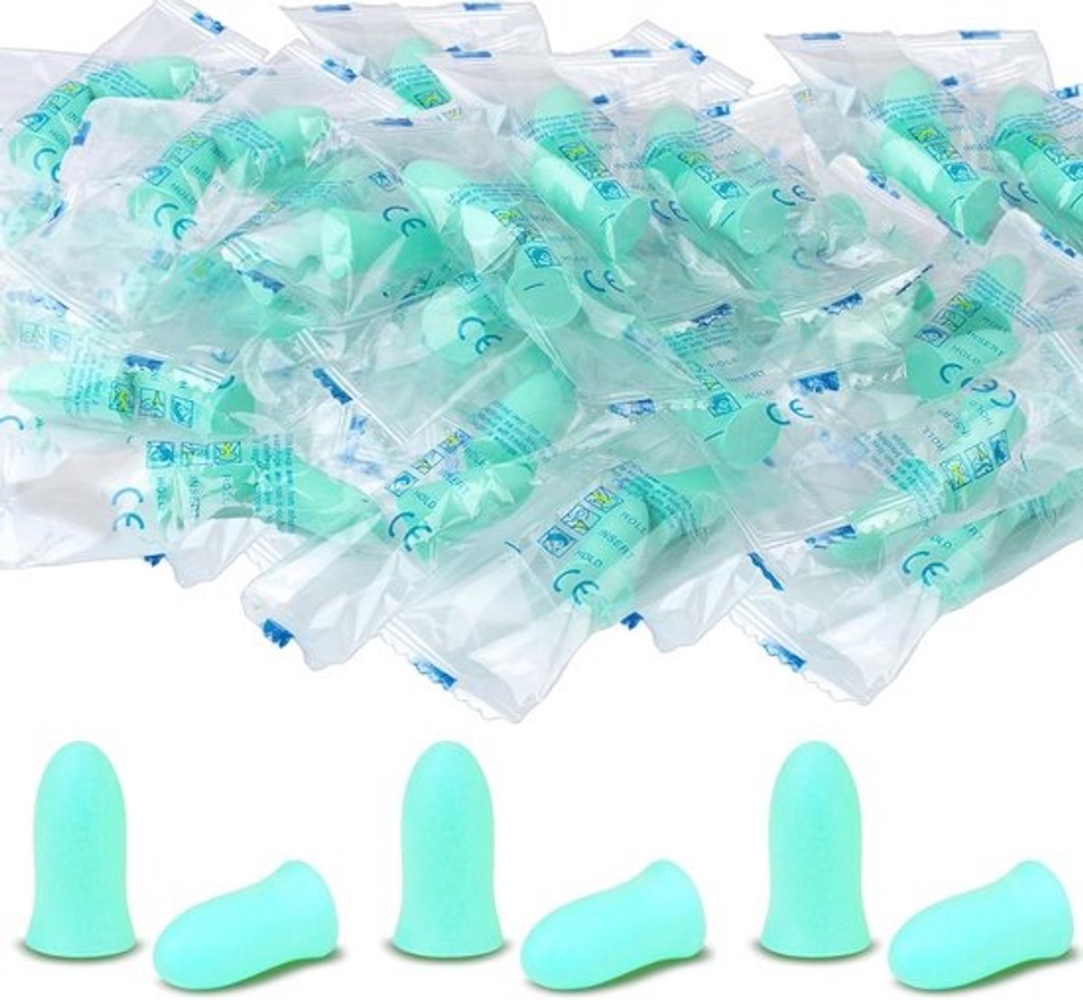 Slaapoordopjes Schuim - Ergonomisch Ontwerp - 36dB Geluidsreductie - Hypoallergeen