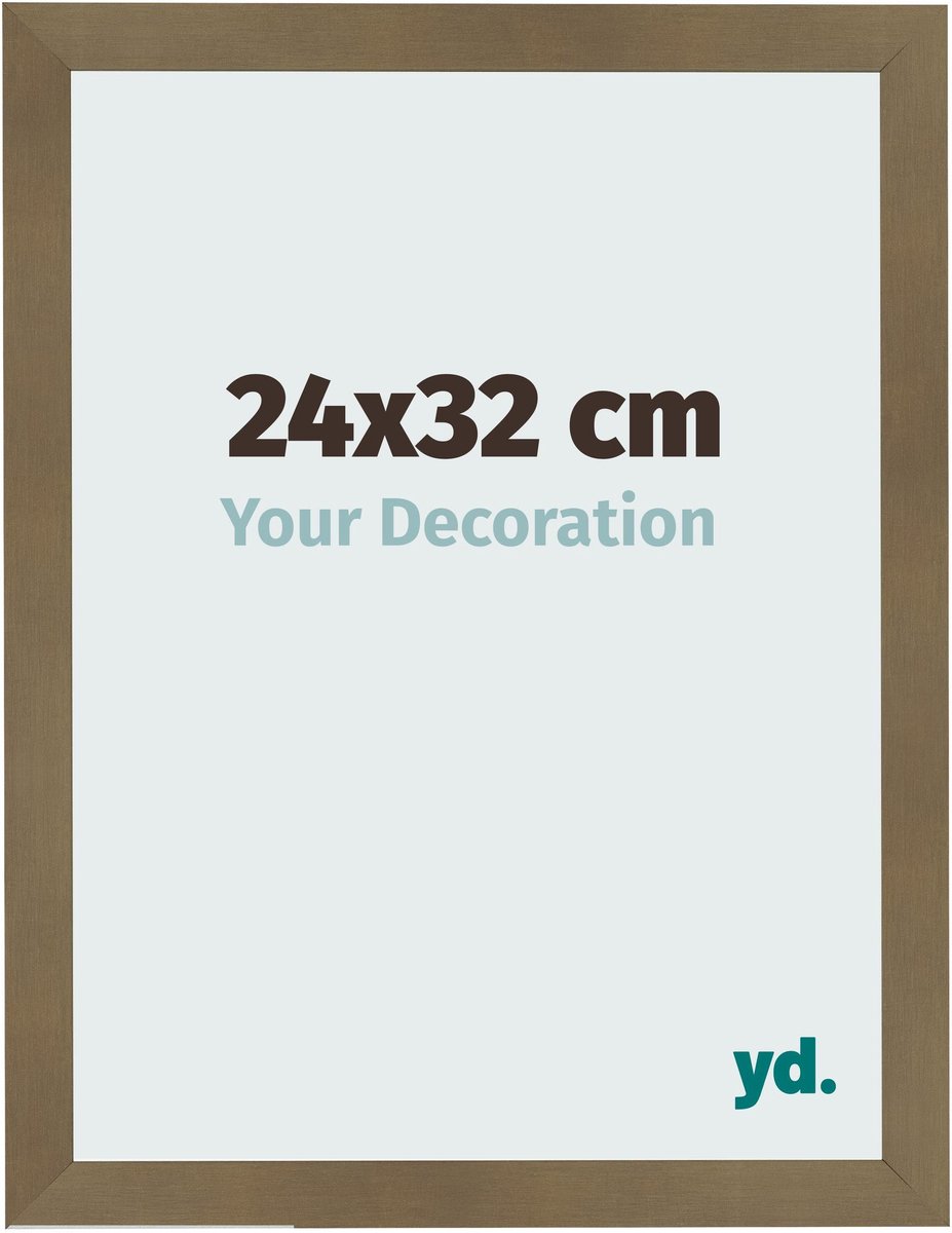 Your Decoration - Fotolijst 24x32 cm - MDF - Brons Decor - Bologna