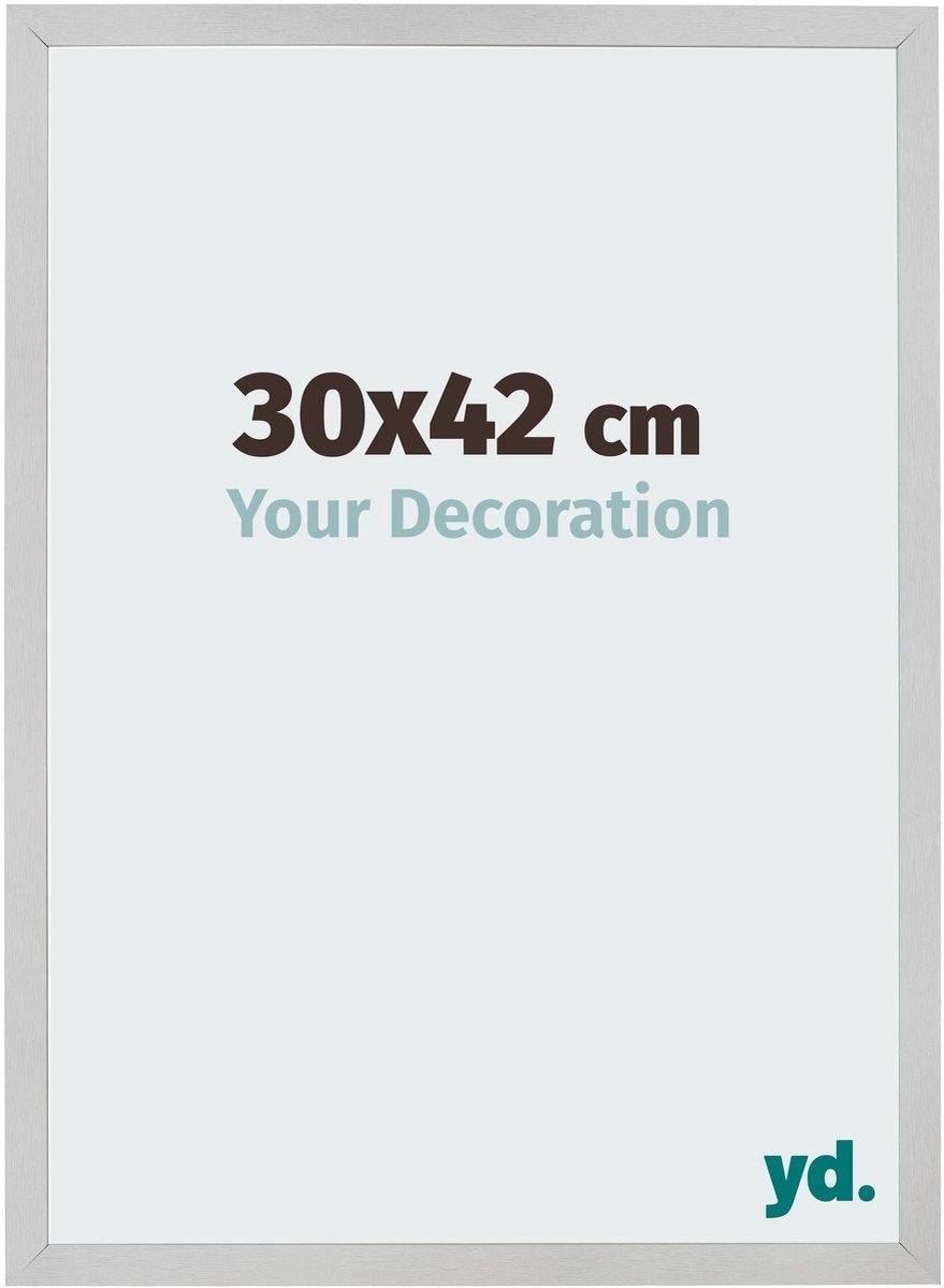 Your Decoration - Fotolijst 30x42 cm - MDF - Edelstaal - Bologna