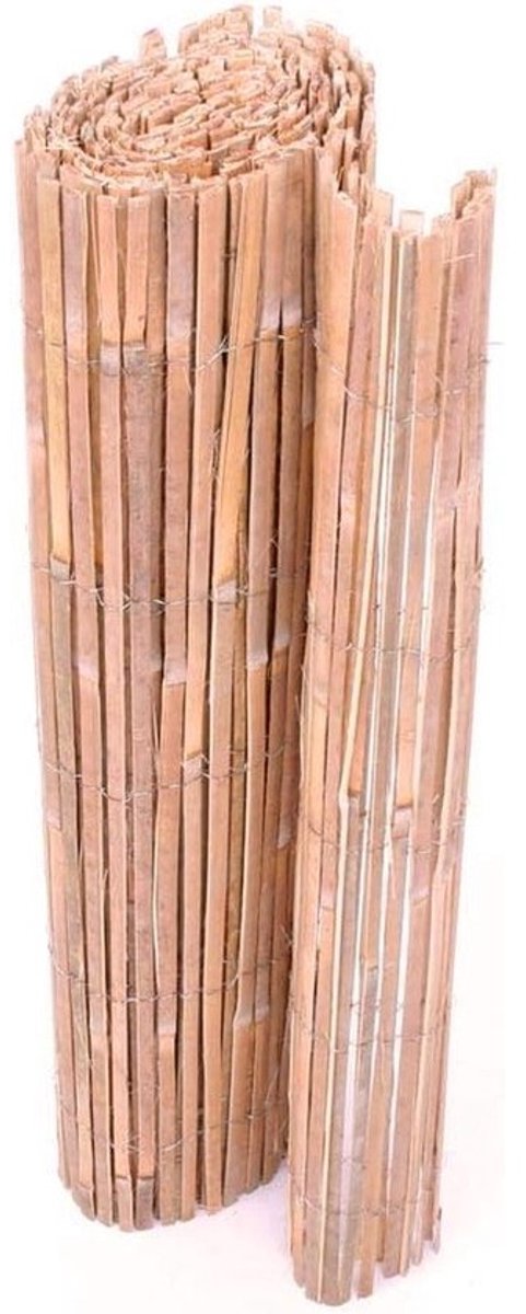 Bamboemat Balkon - Privacy scherm - Inkijk weren - Natuurlijk materiaal - 100 x 300 cm - Bruin