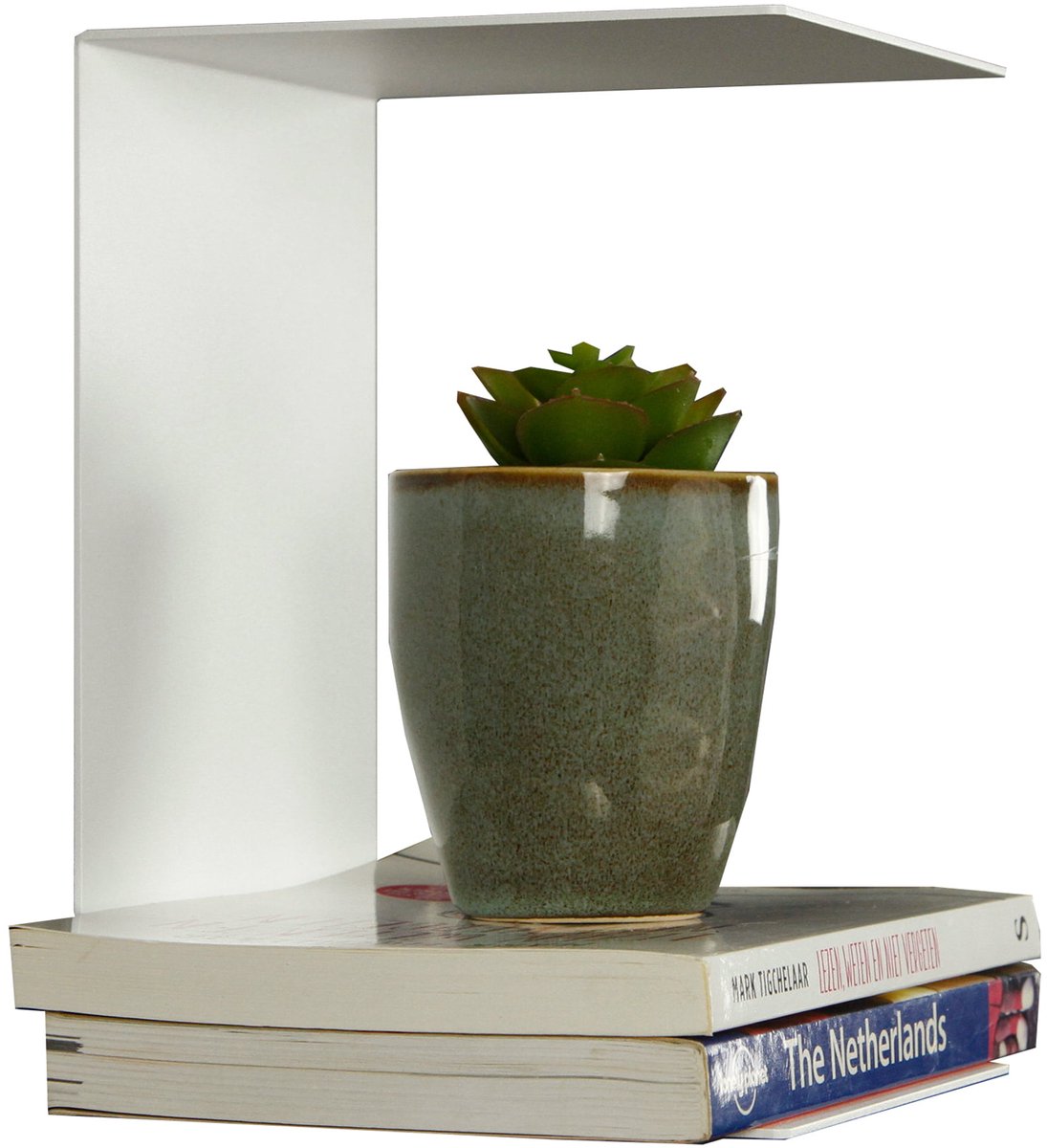 Magnetische U-wandplank Wit - Kamer26