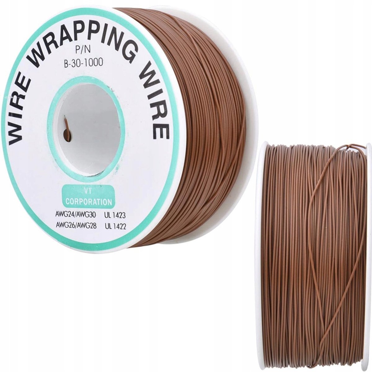 Rosfix Laagspanningskabel Kynar AWG 30 - 0,25 mm Geleider Ø0,6 mm Geïsoleerd - 200 m, 300 V
