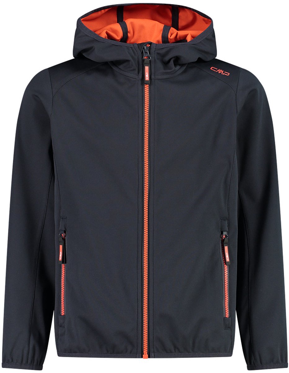 Waterproof jack met capuchon voor meisjes CMP Zwart