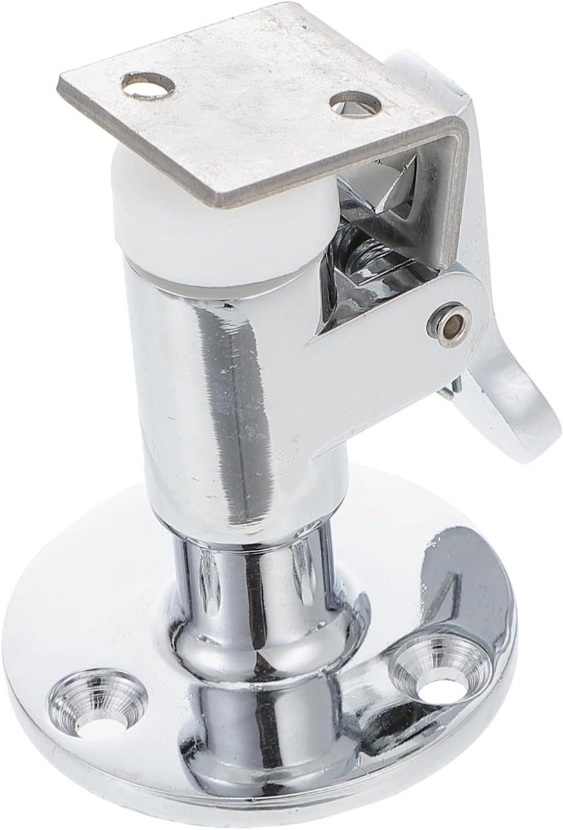 Deurvastzetter RVS - Magnetische Stopper - Deur Open Houden - Magneet Houdt Vast - 5x6CM - Zilver