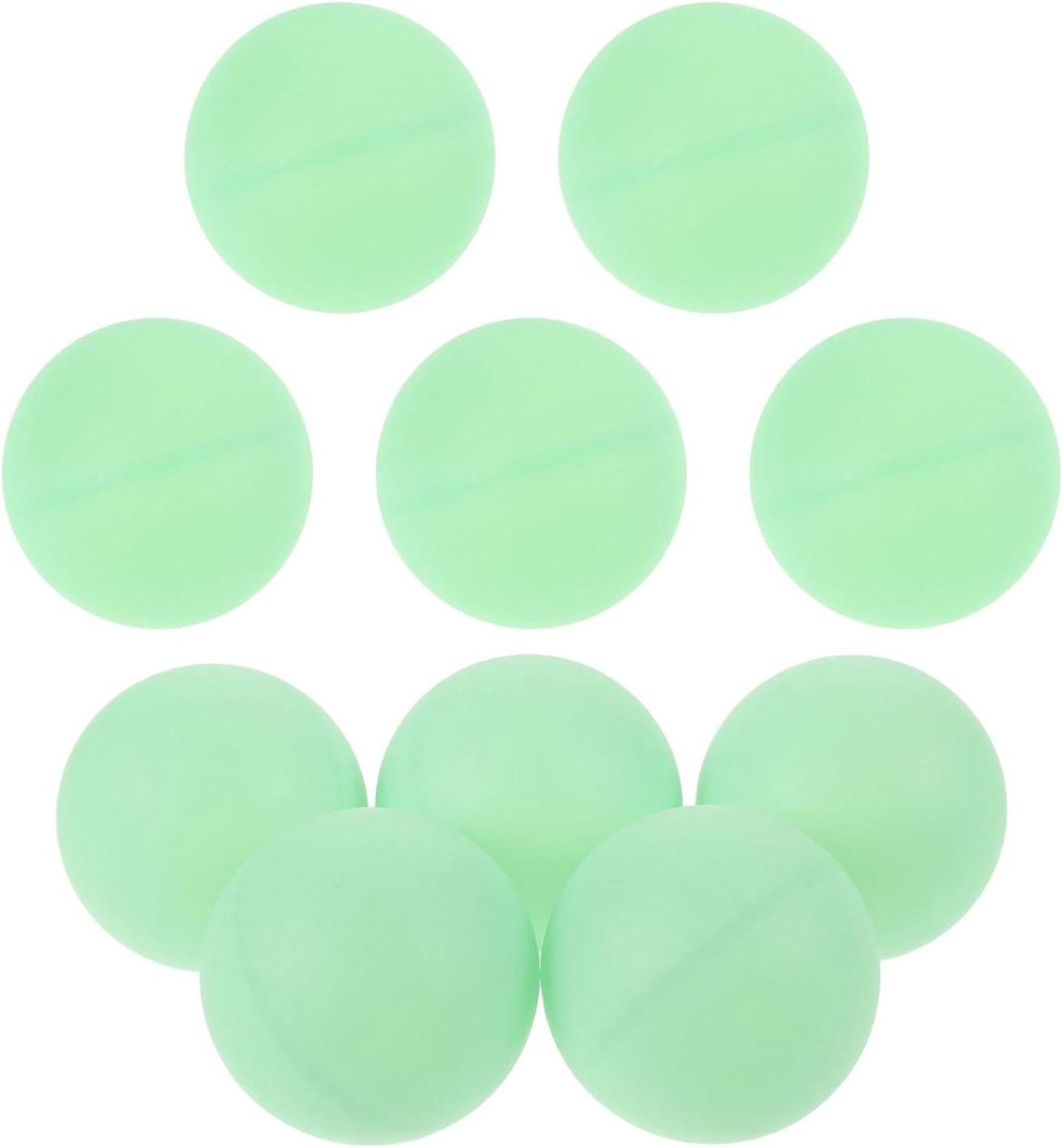 Lichtgevende Tafeltennisballen - Pingpongballen Nacht - Feestdecoratie Spel - Glow-in-the-dark - 4 cm - Wit
