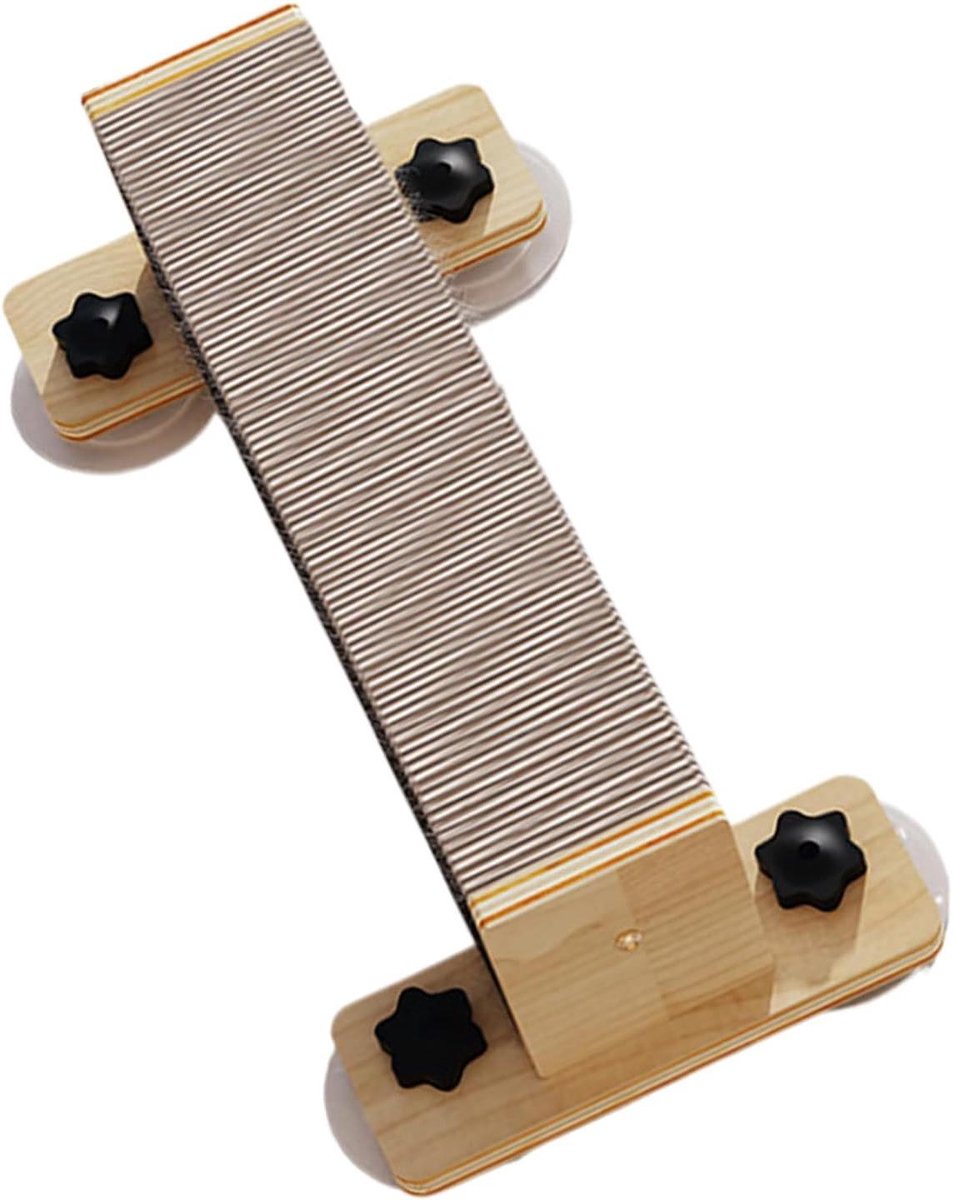 Klimplanken Kat - Klimmuur Krabpaal - Binnen Spelen - Natuurlijke Stabiliteit - 26 x 24 x 10 cm - Niet gespecificeerd
