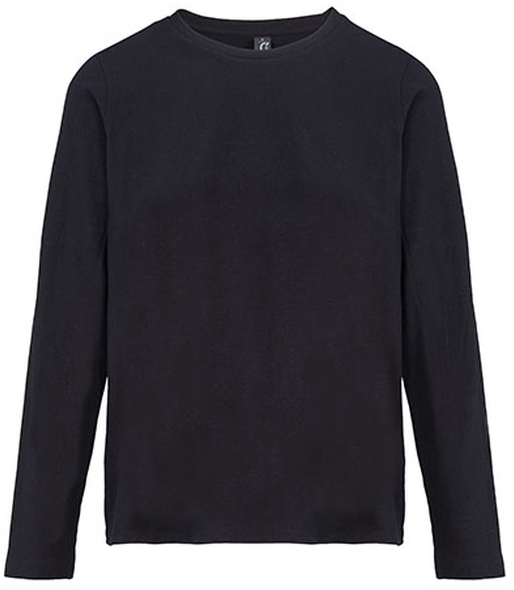 SOL'S Women´s Monarch Long Sleeve T-Shirt L04443 - Deep Black - S