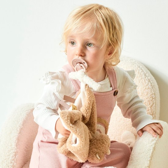 Nattou TEDDY Knuffeldoekje - Neushoorn - 39 cm - Karamel van Nattou — afbeelding 4