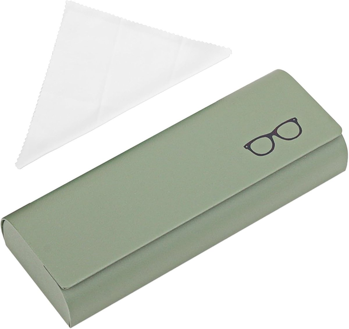 Robuuste Hardcase Brilhoes met Microvezeldoek, Krasbestendige Bescherming voor Zonnebrillen, Leesbrillen en Sportbrillen, Geschikt voor Mannen en Vrouwen