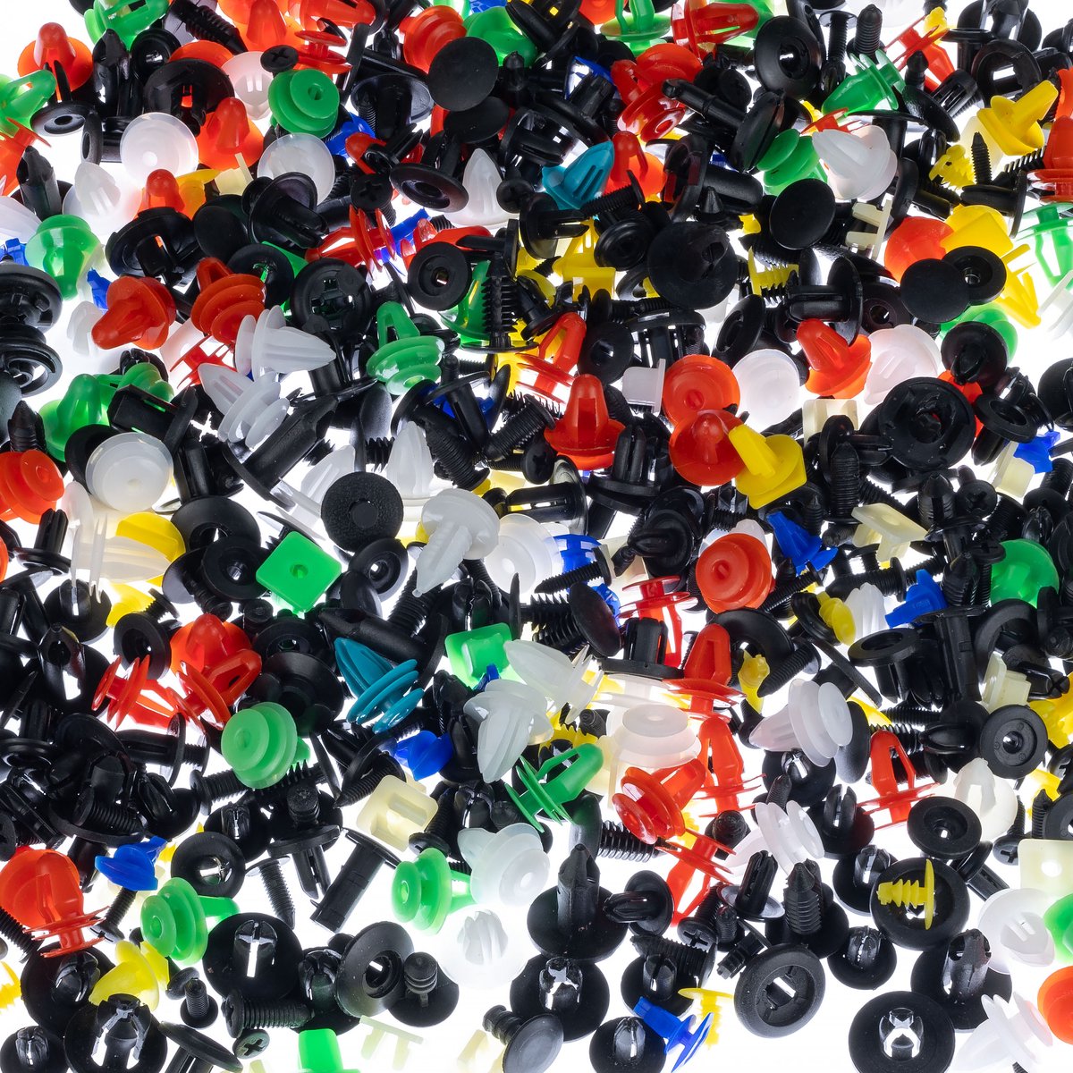 Rosfix Universele Auto Clips Kunststof - 1000 Stuks, Lengte 1–4 cm - Multikleur, Duurzaam