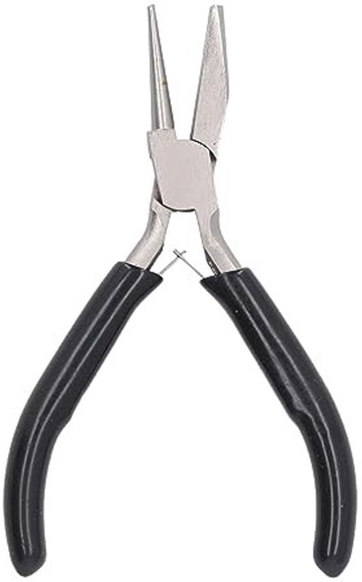 Draad Looping Tang 5 Inch - Koolstofstaal - Antislip Handvat - Half Concave Ronde Neus - Geschikt voor DIY Sieraden Maken - Goede Veerkracht - Sieradentang