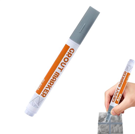 Voegenstift - Tegelmarker Reviver - Tegels Herstellen - Sneldrogend Waterdicht - 14 cm - Grijs van Voegenstift — afbeelding 4