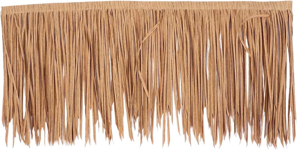 Kunstmatige rieten dakbedekking - Palmblad rol Imitatie riet - Tiki bar decoratie - Brandvertragend materiaal - 100 x 50 cm