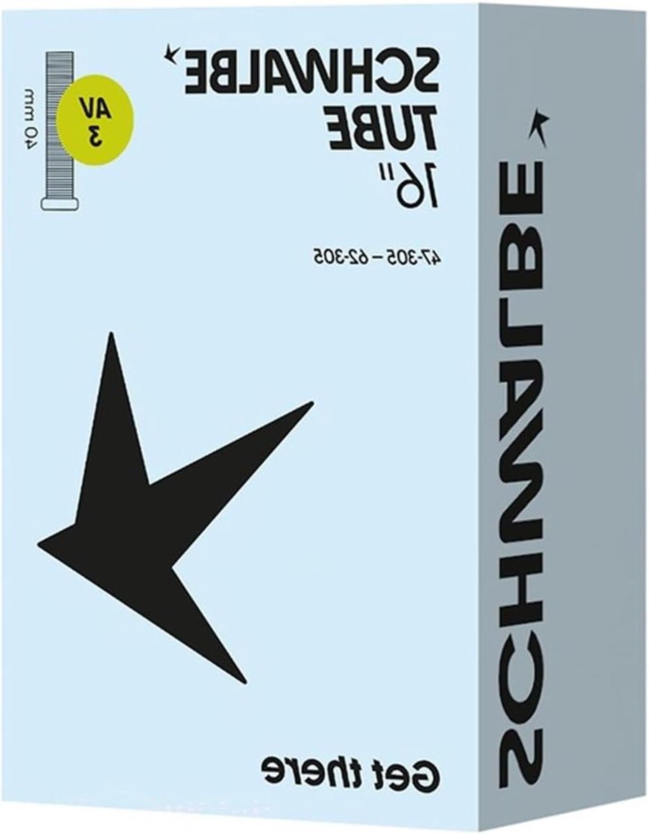 Fietsbinnenband - Binnenband - Fietsreparatie - Butyl Rubber - 47/62-305 - Zwart