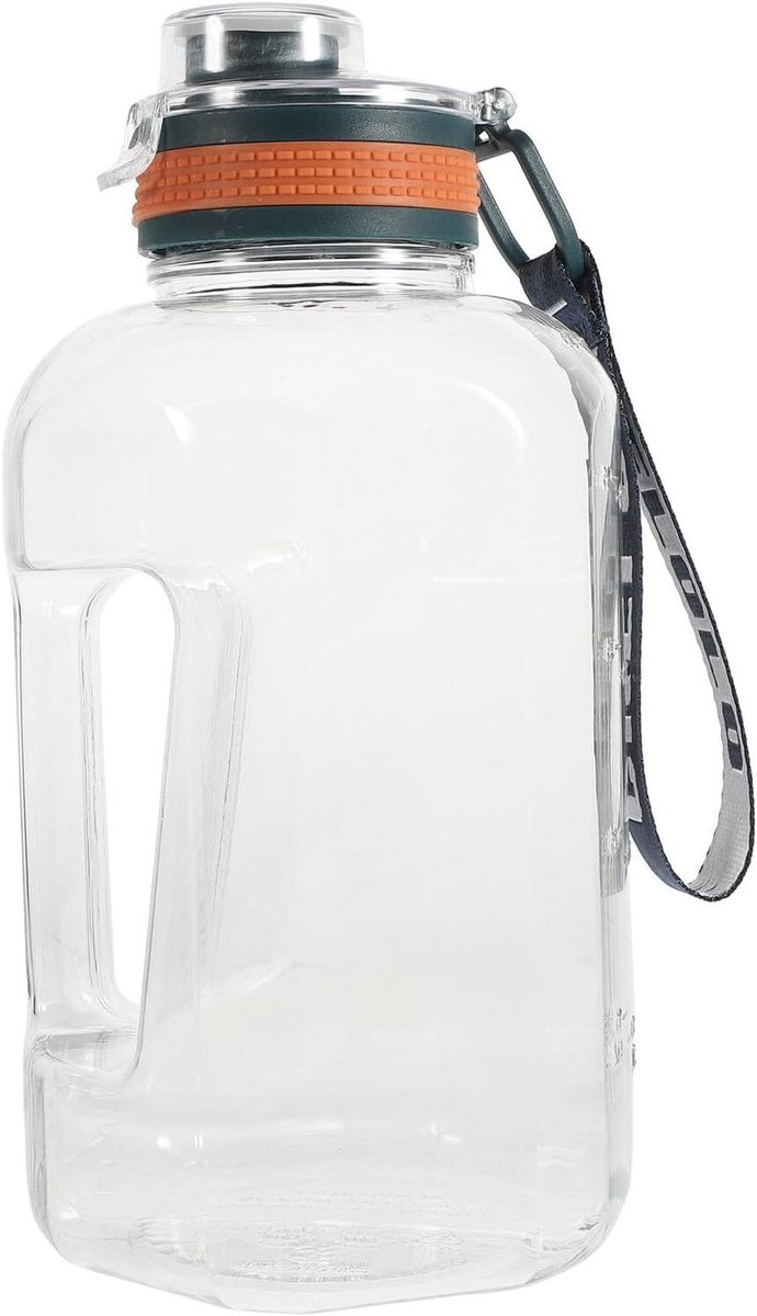 Grote Sportfles - Waterkruik Bidon - Dagelijkse Hydratatie - Lekvrij Handvat - 1.6 Liter - Blauw