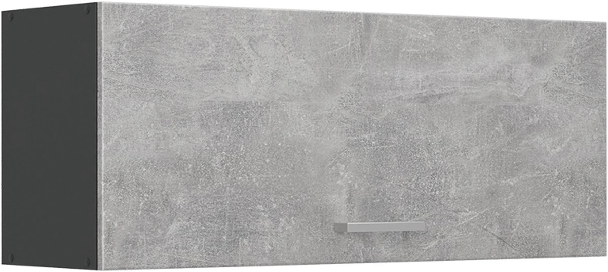 Vicco Hangkast R-Line, Beton/Antraciet, 100 cm Plat