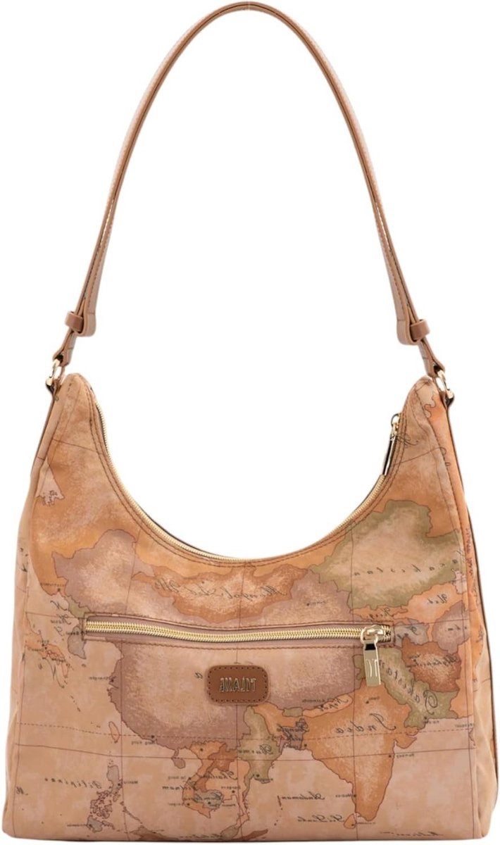 Schoudertas - Dames tas - Dagelijks gebruik - Iconische print - 32 x 32 x 13 cm - Tobacco