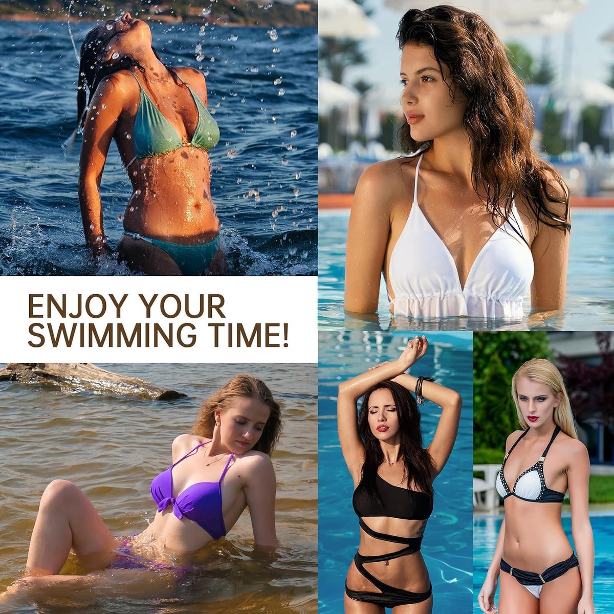 Waterdichte BH Pads - Bikini Inzetstukken - Zwemmen Zonder Zorgen - Waterafstotend Materiaal - 3 Paar - Niet gespecificeerd