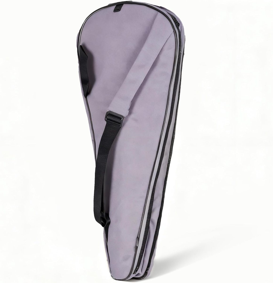 Tennistas voor 2 rackets - Lila - 73 x 30 x 9 cm - Gevoerde Rackethoes van Duurzaam Nylon - Voor Tennis, Badminton en Squash