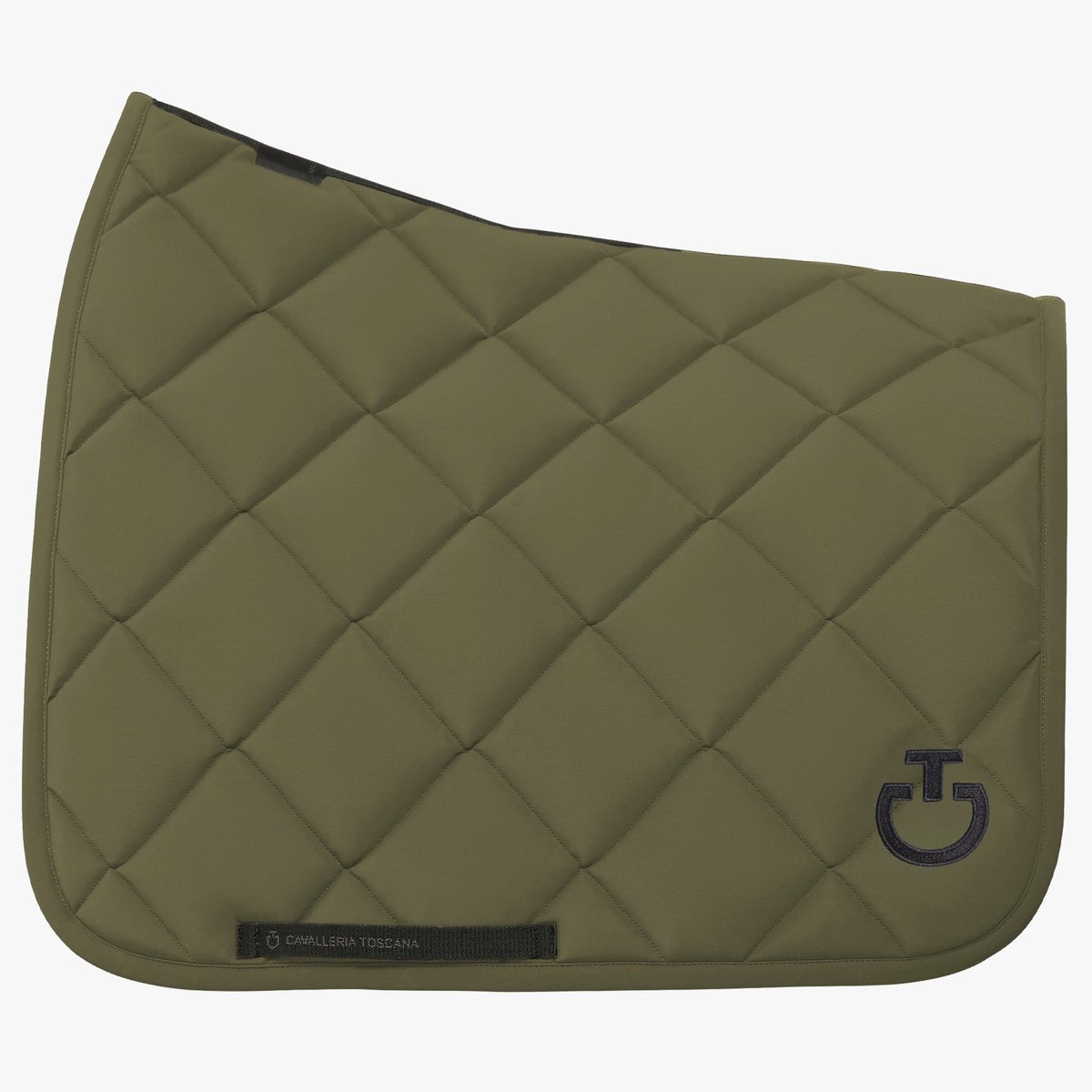 Cavalleria Toscana Diamond Quilted Jersey Zadeldek Full Winter Moss