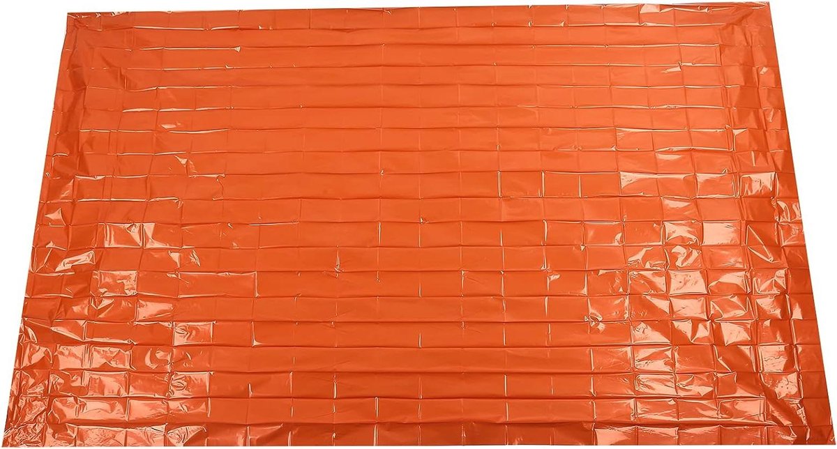 Nooddeken Thermisch - Overlevingsdeken EHBO - Buiten Overleven - Reflecterend Oranje - Niet Gespecificeerd - Oranje