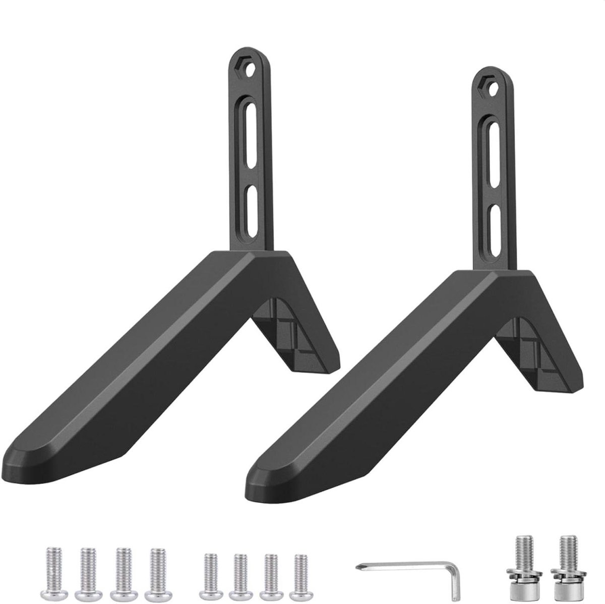 Tv standaard - Tv voeten - Tv plaatsen - Antislip ontwerp - 32-65 inch - Zwart
