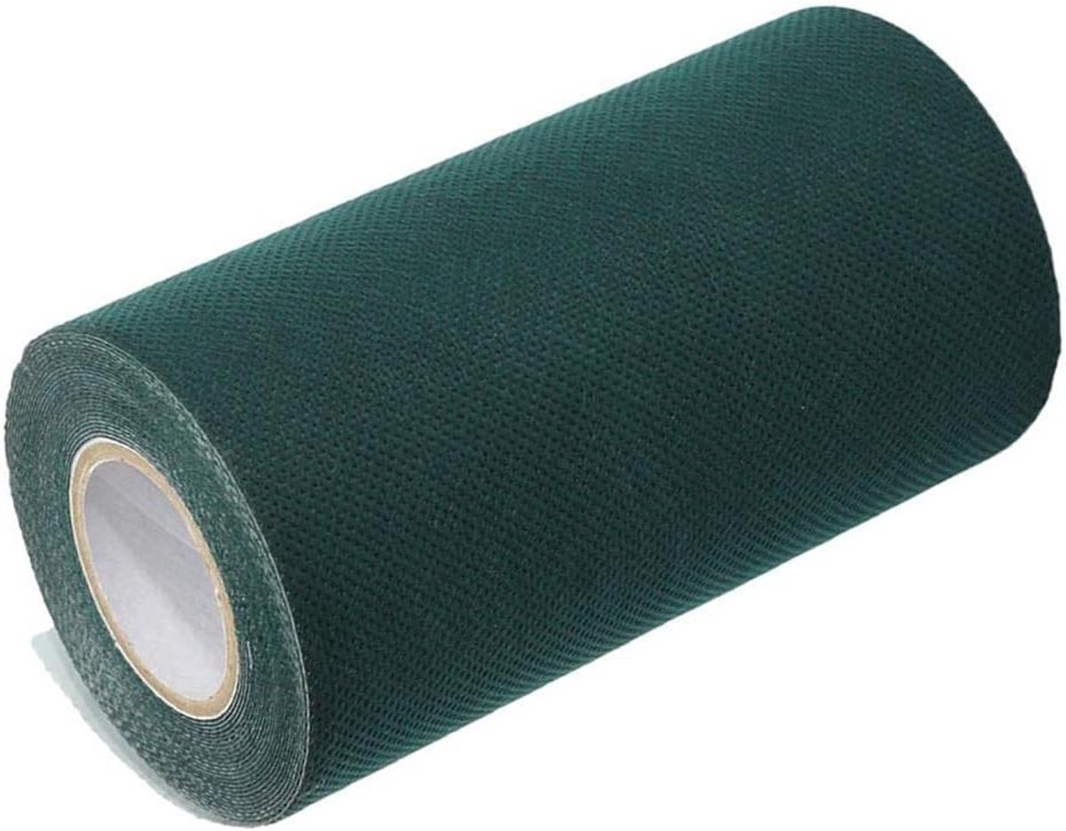 Kunstgras Tape - Gazon Tapijt Tape - Gazon Repareren - Zelfklevend Sterke Hechting - 150mm x 5m - Groen