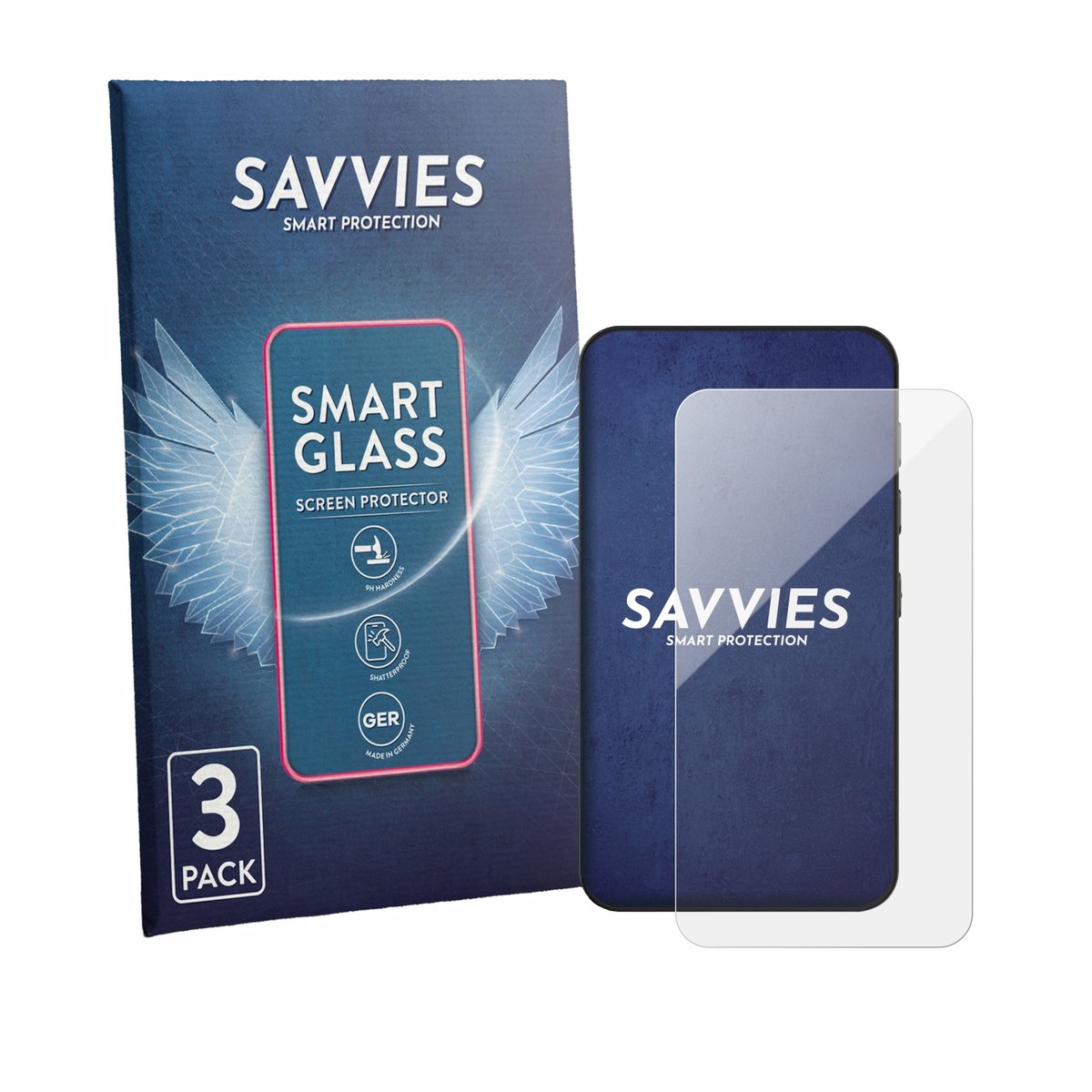 3 Stuks Savvies Screenprotector - geschikt voor innioasis G3 - beschermfolie glas transparant