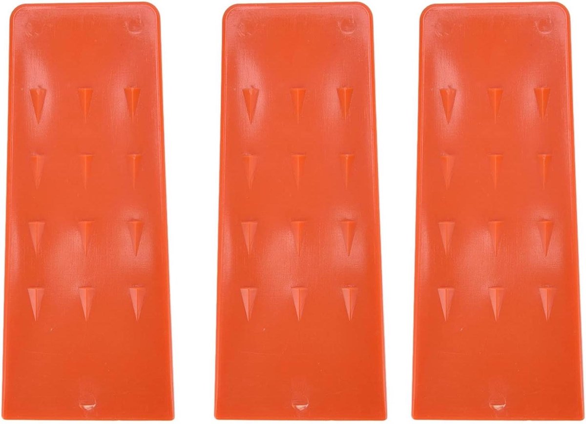 Velwiggen met Spikes - Boomkapwiggen Kettingzaag - Veilig Bomen Vellen - Spikes voor Extra Grip - 3 stuks 20 cm