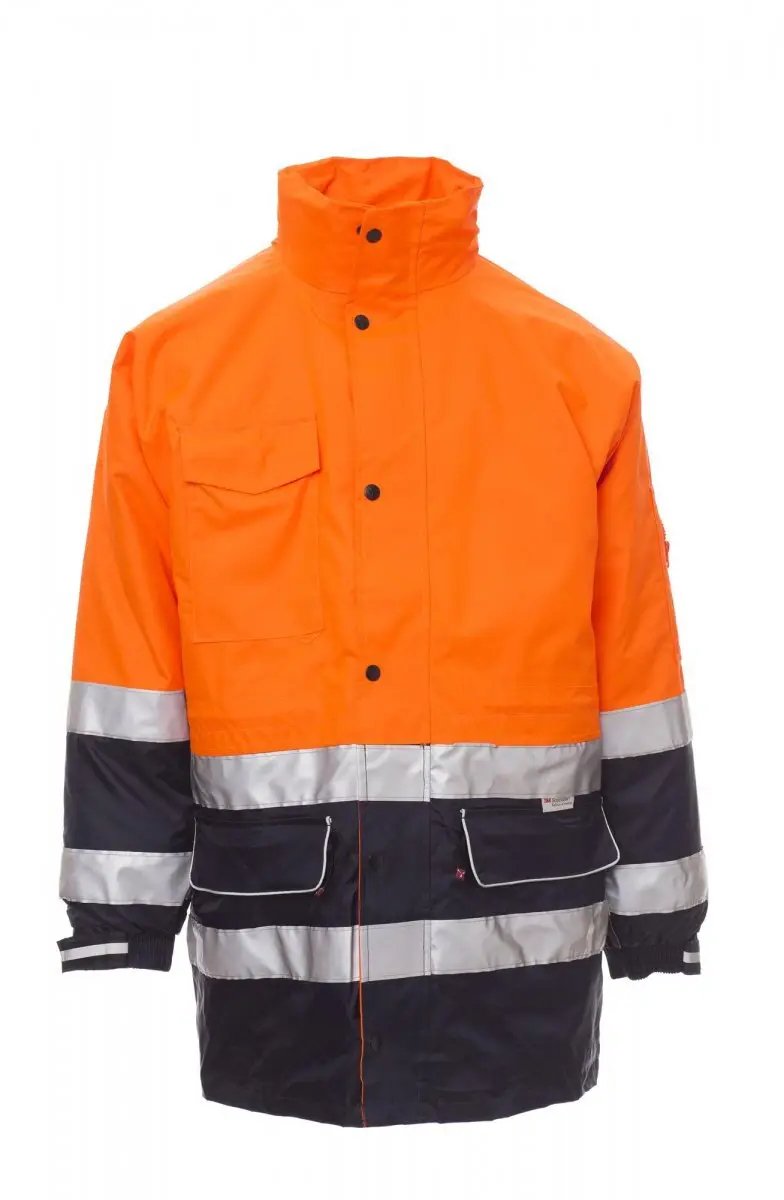 Payper Security - fluorescent orange/navy blue - L