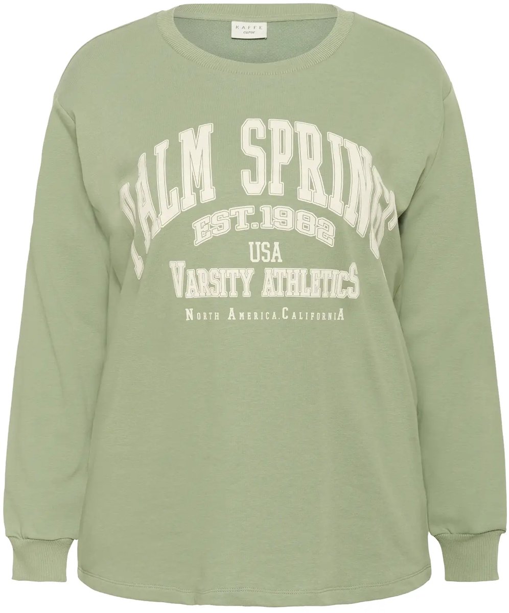 Dames sweatshirt KAFFE Curve Curve KCsus