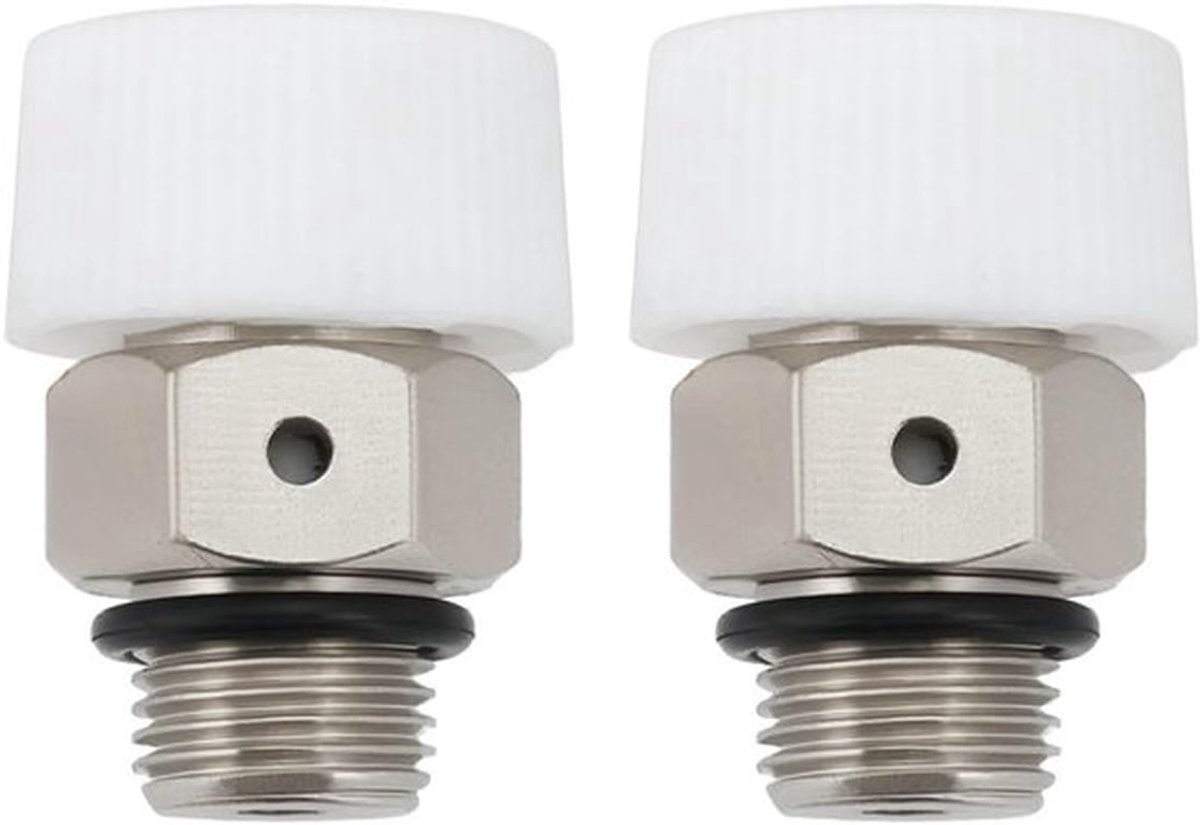 Ontluchtingsklep 1/4 Inch - Automatische Ventilatiekleppen - Koper - 2 Stuks - Geschikt voor Radiatoren - Corrosiebestendig - Ventilatieklep