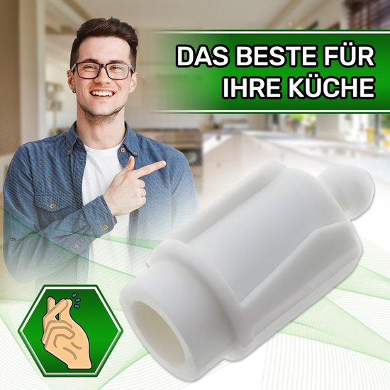 Hakselmotor Koppeling - Motor Koppeling - Keukenmachine Reparatie - Krachtoverbrenging Motor - Ø 103/69 mm - Grijs — afbeelding 4