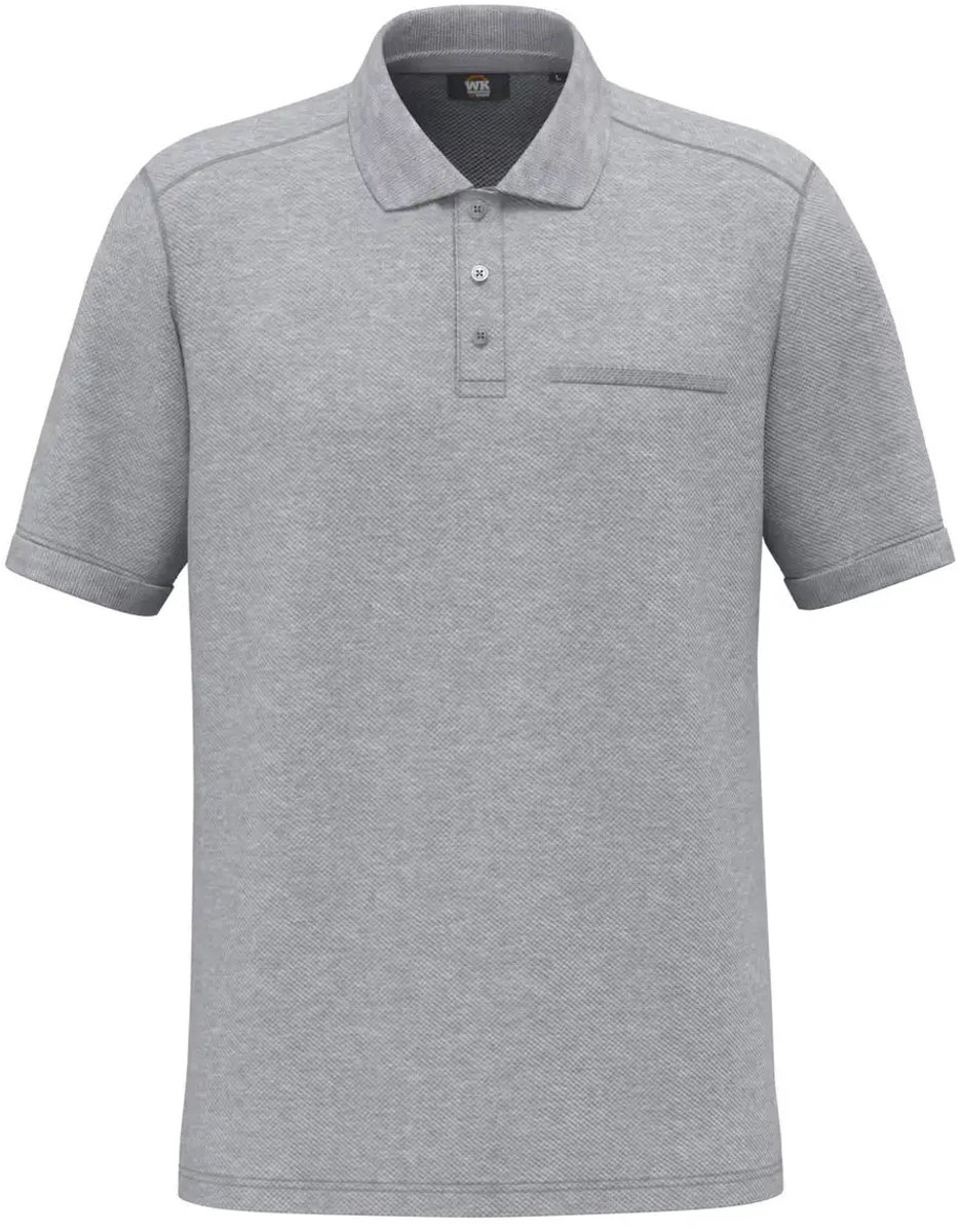 Ecoresponsabel Poloshirt met Borstzak WK. Designed To Work
