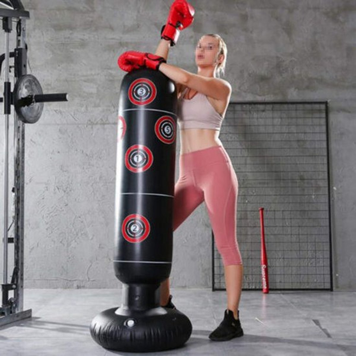 Opblaasbare Bokszak 160 cm voor Thuis en Gym