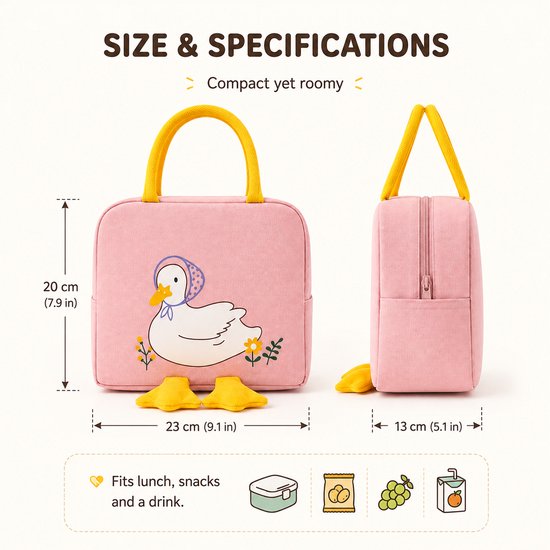 Draagtas - Draagbaar Koeltas - Lunchtas GeïSoleerde - Voor Dames En Kinderen - Voor Picknicks,Barbecues,Buitenactiviteiten, Kamperen van Bobypet — afbeelding 3