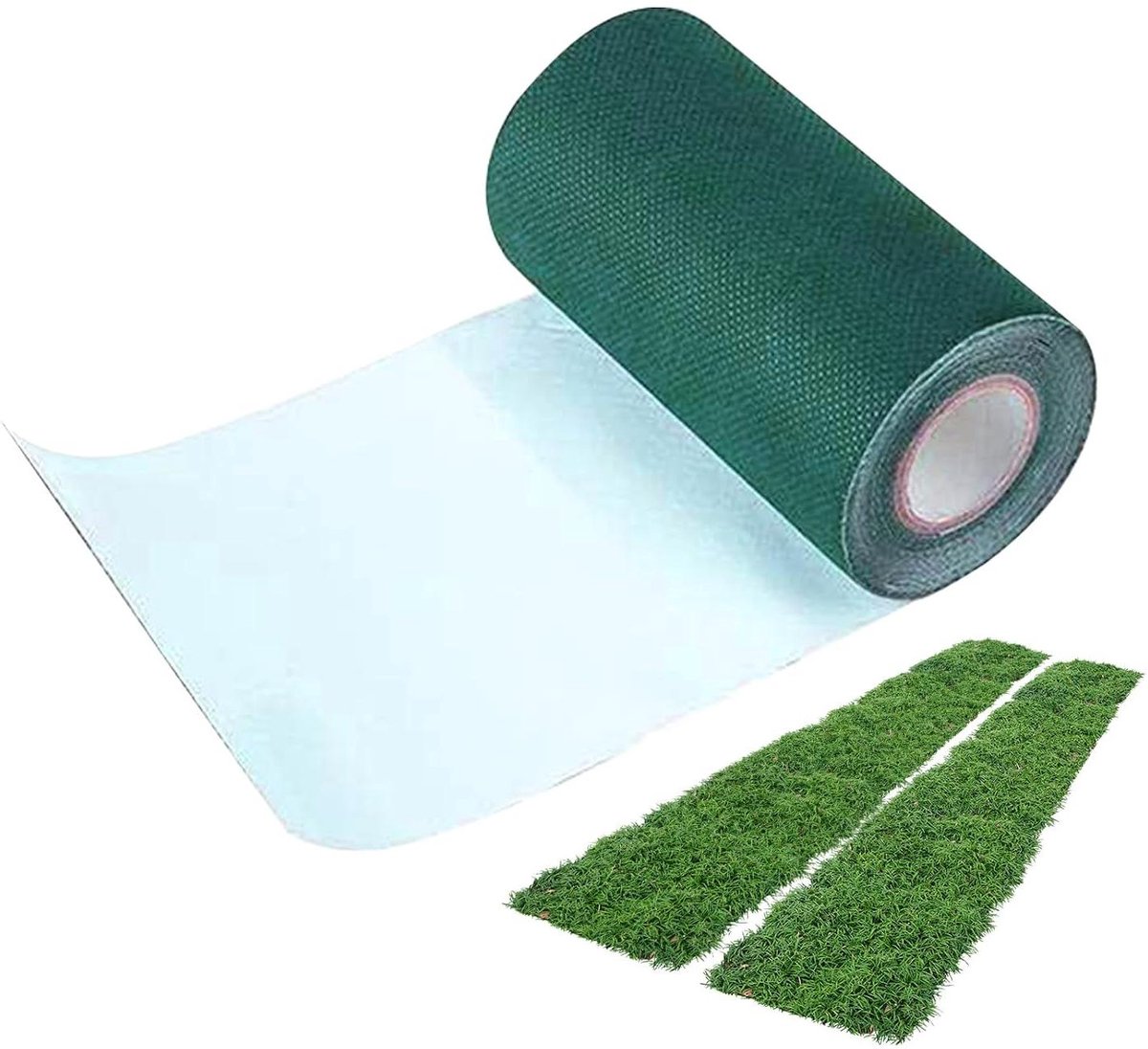 Kunstgras tape - Buiten tapijt lijm - Gazon bevestigen - Sterke hechting - 15 cm breed - Groen