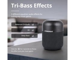 Tronsmart - T6 Max - Luidspreker - Luidsprekerkabels - Bookshelf Speaker - Speakers voor PC - BT 5.0 - 60W - Voice Assistant - IPX5 - 20H Speeltijd - AUX,NFC,bluetooth - Zwart