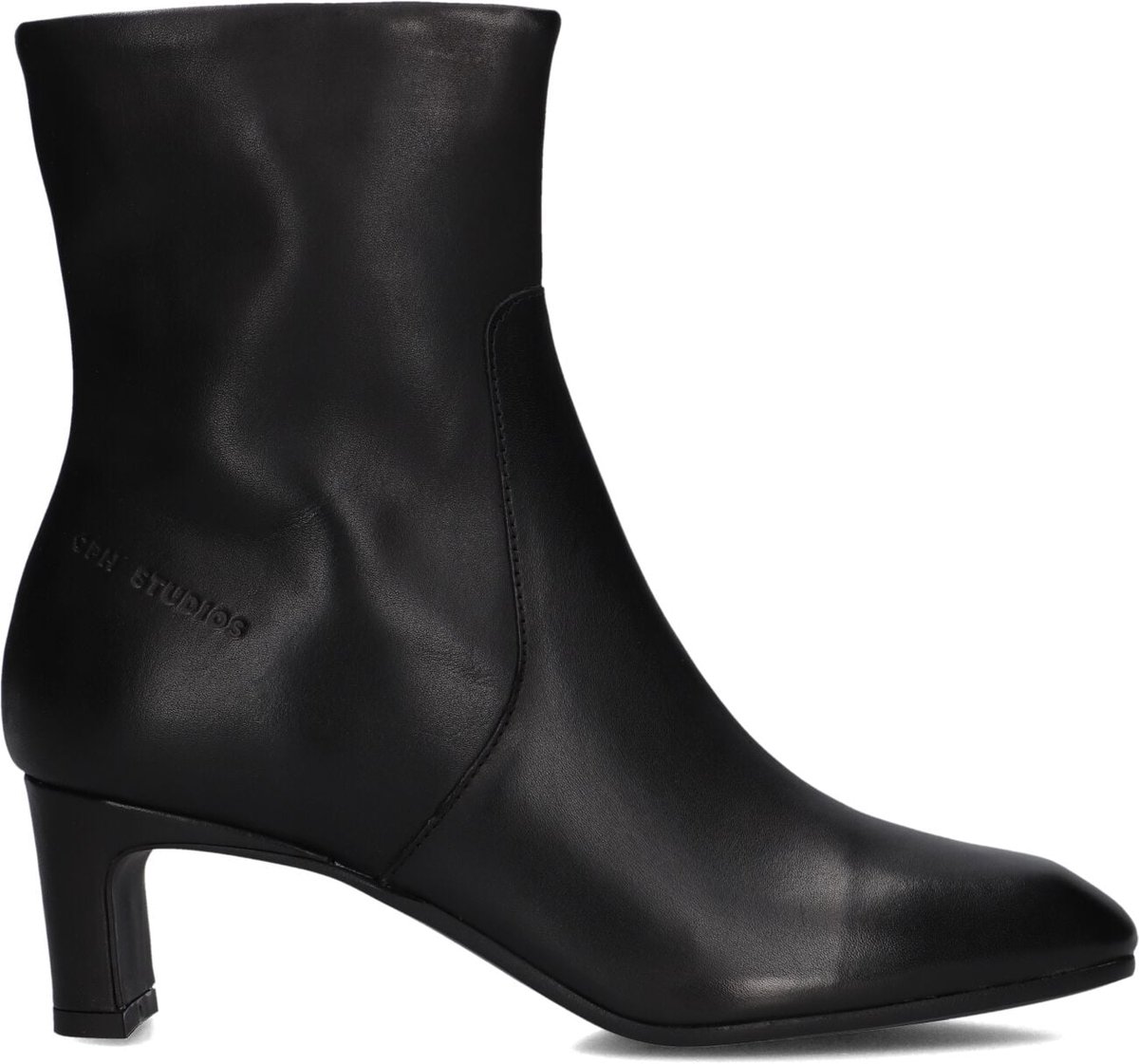 Copenhagen Studios Cph362 Enkellaarsjes - Enkelboots met rits - Dames - Zwart - Maat 39
