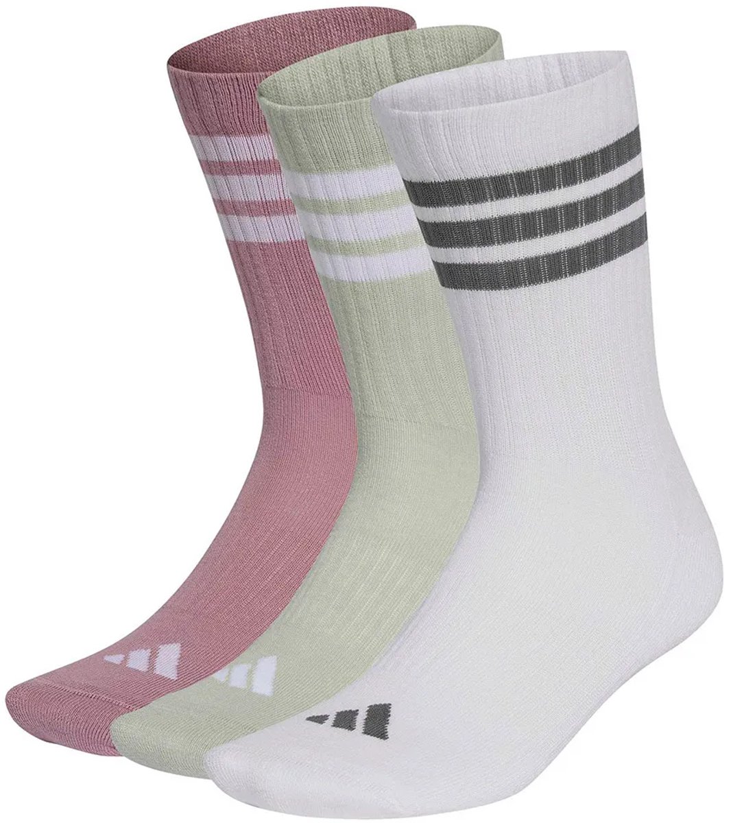 Adidas 3-pack dames sokken roze groen - Maat 43/45 — cadeau in Cadeau-ideeën - foto 6