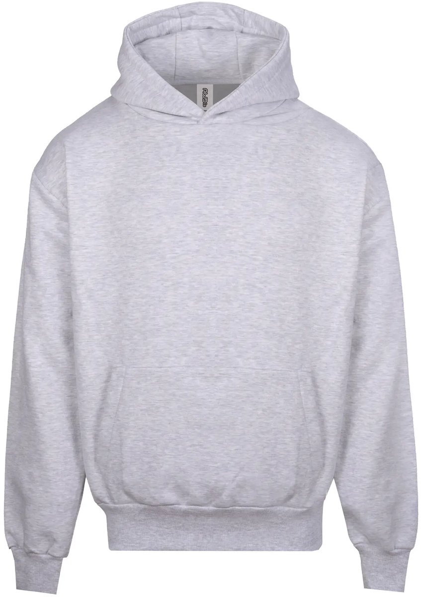 Hoodie Just Hoods Signature Grijs