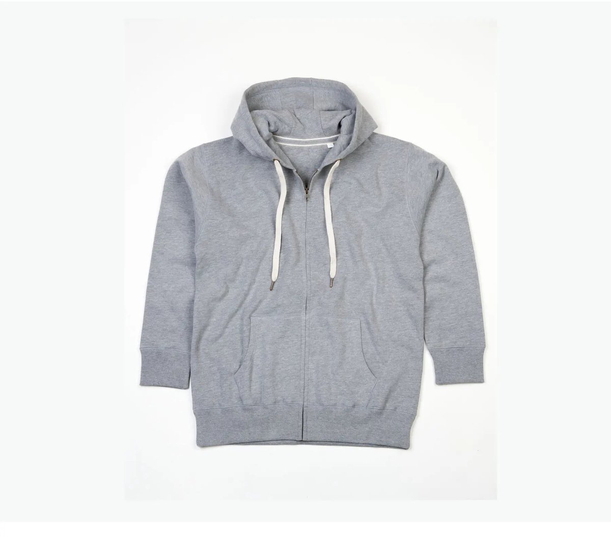 Mantis Women´s Superstar Zip Through Hoodie P84 HEATHER MELANGE Grijs