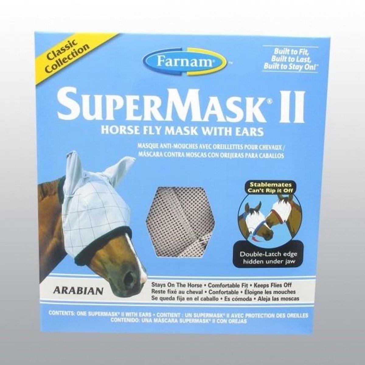 Vliegenmasker SUPERMASK Arabier - Met Oren