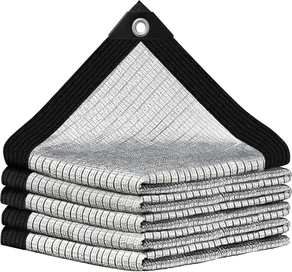 Dailygoods- Tuinschaduwnet 80% zonwering - Schaduwnet balkon - Zonnezeil voor tuin - Alumi