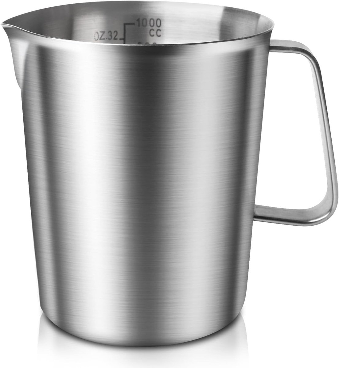 Maatbeker - Roestvrij Staal - Voedselveilig - Eenvoudig te Reinigen - Voor Koffie en Dranken